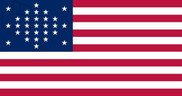 Bandeira de Estados Unidos Diamond Pattern (1847 - 1848)