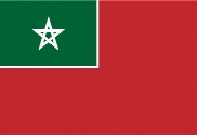 Bandeira de Merchant Marine protectorado de Marrocos