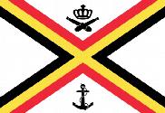 Bandera de Naval de Bélgica