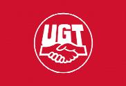 Bandera de UGT roja