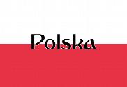 Bandeira de Nome da Polônia