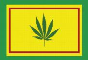 Bandera de Hoja Cannabis 2