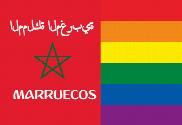 Bandera de Marruecos LGTB