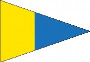 Bandeira de Náuticas número 5 CIS