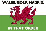 Bandeira de Wales Golf Madrid