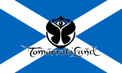 Bandera Escocia Tomorrowland