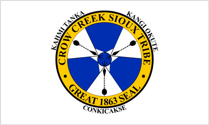 Bandera Crow Creek Tribu