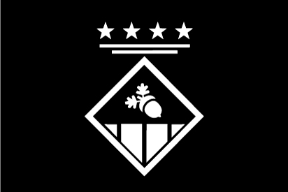 Flag Sant Esteve de les Roures negra