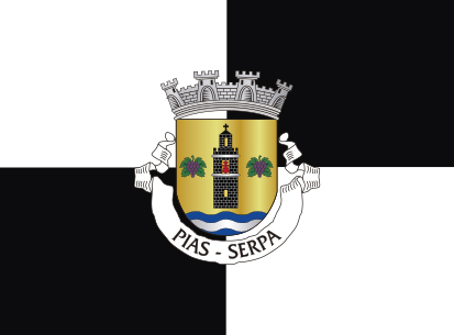 Bandiere Pias Serpa bianco e nero