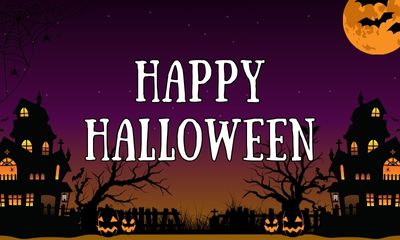 Bandeira Happy halloween 