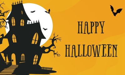 Bandeira Happy halloween 
