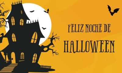 Bandera Feliz noche de Halloween
