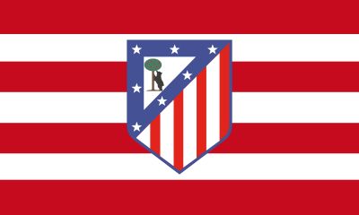 Bandera Atleti rojiblanca