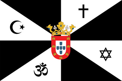 Bandera Ceuta 4 Culturas Modelo 2