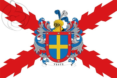 Drapeaux Yeste et croix de Bourgogne