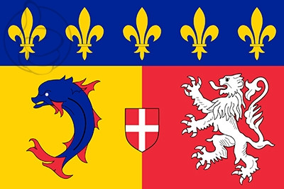 Bandera Ródano-Alpes