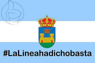 Bandera La Línea de la Concepción Hastag