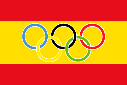 Flag Spain Olimpic