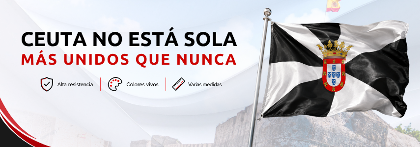 Ceuta no est&aacute; sola - banderas de Ceuta