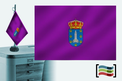  Bandeira de Coruña Toalha de Mesa Bordada