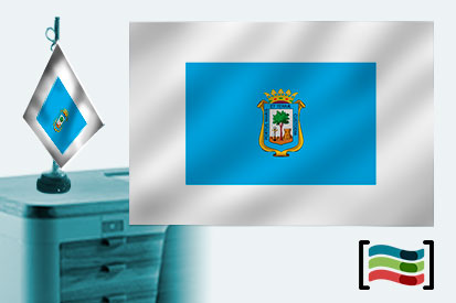  Bandiera della tovaglia ricamata Huelva