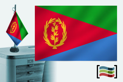 Bandeira da Toalha de Mesa Bordada Eritreia