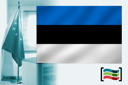 Estonia flag for office