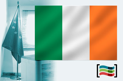 Bandera de Irlanda para despacho