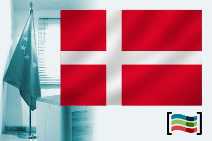Bandera de Dinamarca para despacho