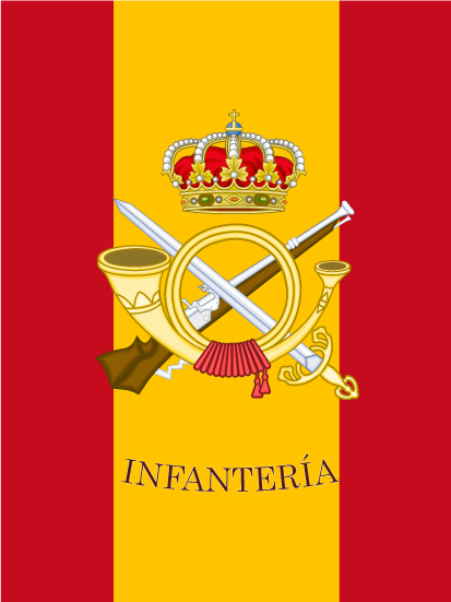 Bandera de mochila de Infantería