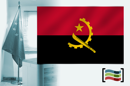 Bandiera Angola per l'ufficio