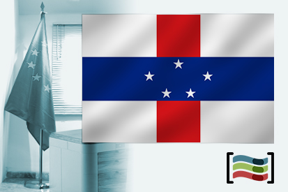 Bandera de Antillas Holandesas para despacho