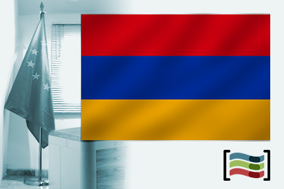 Bandeira da Armênia para despacho
