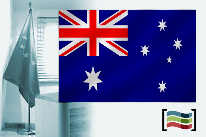 Bandera de Australia para despacho