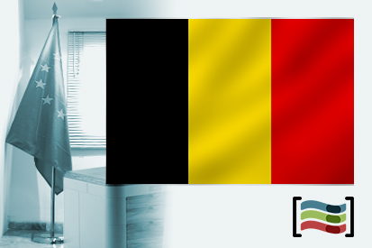 Bandeira da Bélgica para despacho