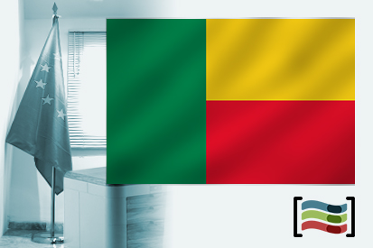 Bandeira da Benim para despacho
