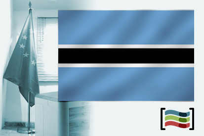 Bandera de Botsuana para despacho