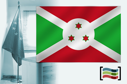 Bandera de Burundi para despacho