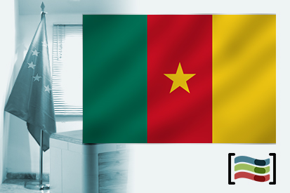 Bandiera Camerun per l'ufficio