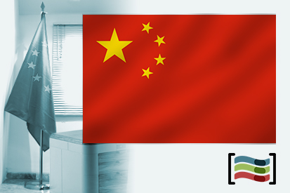 Bandera de China para despacho