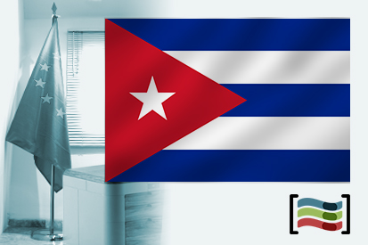 Bandera de Cuba para despacho