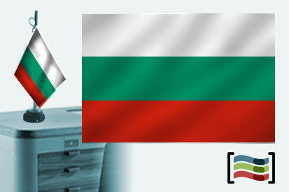 Bandera de Bulgaria s/e sobremesa bordada