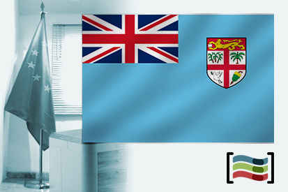 Drapeau de Fidji pour le bureau