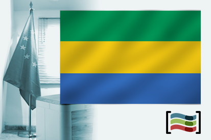 Bandeira da Gabão para despacho