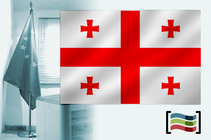 Bandeira da Geórgia para despacho