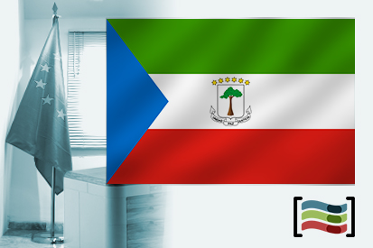 Bandiera Guinea Equatoriale per l'ufficio
