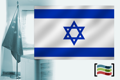 Bandera de Israel para despacho