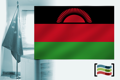Bandeira da Malawi para despacho