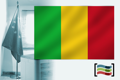 Drapeau de Mali pour le bureau