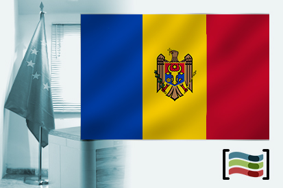 Bandera de Moldavia para despacho